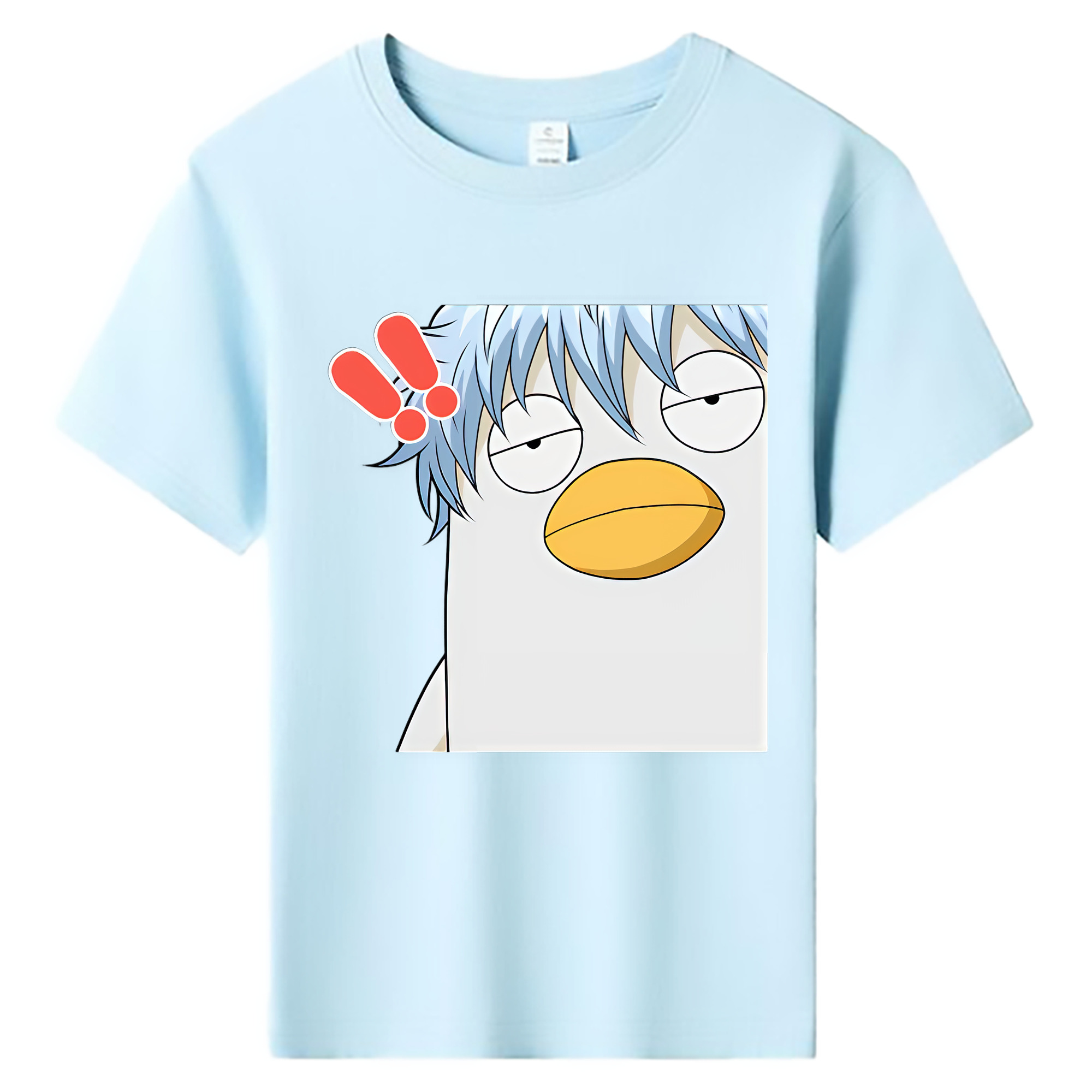 （画像用） ぎんたま 坂田銀時（さかたぎんとき） 神楽 志村新八（しむら しんぱち） GINTAMA Sakata Gintoki Kagura Shimura Shinpachi 綿100％キッズTシャツ（フロントプリント）
